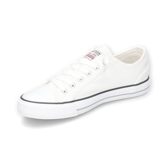 Dockers by Gerli Damen Low-Top Sneaker, Frauen Halbschuhe,Freizeitschuhe,Turnschuhe,Laufschuhe,schnürschuhe,schnürer,Weiss,37 EU von Dockers by Gerli