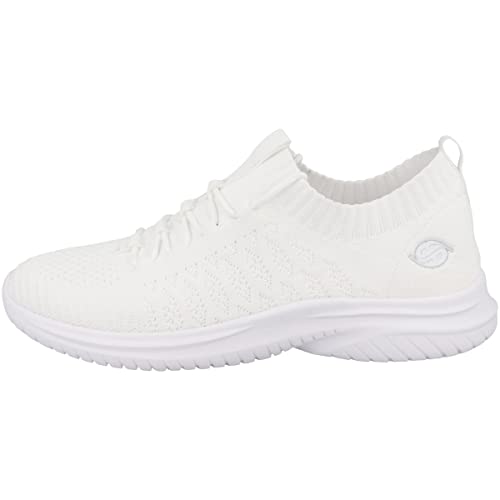 Dockers by Gerli Damen Low-Top Sneaker, Frauen Halbschuhe,Freizeitschuhe,Turnschuhe,Laufschuhe,schnürschuhe,schnürer,Weiss,40 EU von Dockers by Gerli