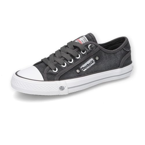 Dockers by Gerli Damen Low-Top Sneaker, Frauen Halbschuhe,Freizeitschuhe,Turnschuhe,Laufschuhe,schnürschuhe,schnürer,grau,37 EU von Dockers by Gerli