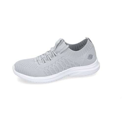 Dockers by Gerli Damen Low-Top Sneaker, Frauen Halbschuhe,Strassenschuhe,Sportschuhe,Freizeitschuhe,Turnschuhe,Laufschuhe,hellgrau,44 EU von Dockers by Gerli