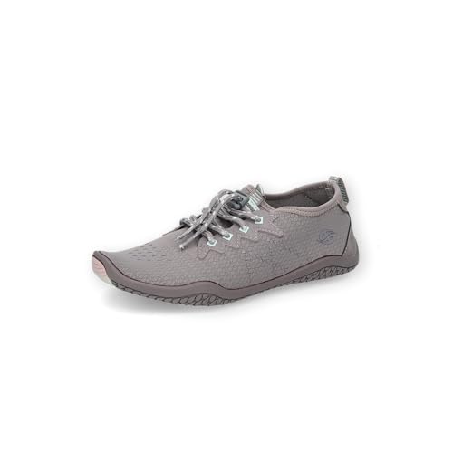 Dockers by Gerli Damen Low-Top Sneaker, Frauen Halbschuhe,Wechselfußbett,Turnschuhe,Laufschuhe,schnürschuhe,schnürer,grau/grün,41 EU von Dockers by Gerli