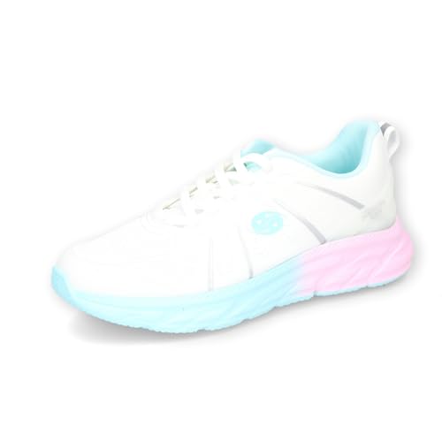 Dockers by Gerli Damen Low-Top Sneaker, Frauen Halbschuhe,straßenschuhe,Strassenschuhe,Sportschuhe,Freizeitschuhe,Weiss/Multi,39 EU von Dockers by Gerli