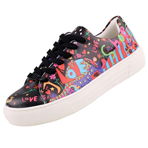 Dockers by Gerli Damen Plateau-Sneaker Schwarz Gensheimer Art, Schuhgröße:EUR 40 von Dockers by Gerli