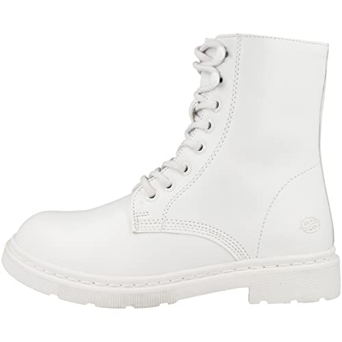 Dockers by Gerli Damen 45ts201 Stiefelette, Weiß 45ts201 610500, 37 EU von Dockers by Gerli