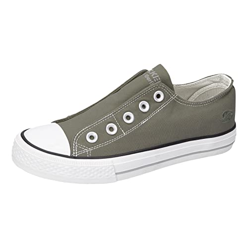 Dockers by Gerli Damen Schuhe Sneaker Schnürschuh Turnschuh Sneaker Canvas, Farbe:Grau, Schuhgröße:EUR 40, Artikel:-200 Grey von Dockers by Gerli