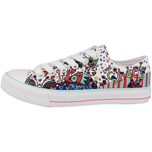 Dockers by Gerli Damen Canvas Sneaker Weiß Gensheimer Art, Schuhgröße:EUR 36 von Dockers by Gerli