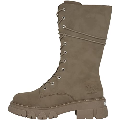 Dockers by Gerli Damen 49pu213 Halblange Stiefel, Taupe 810430, 41 EU von Dockers by Gerli