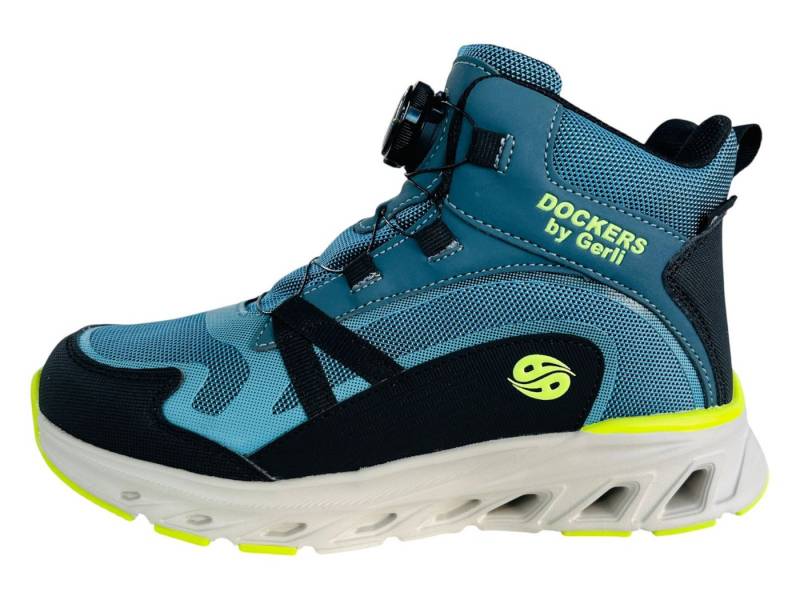 Dockers by Gerli Dockers Kinder High-top Sneaker 57HS703-637164 schwarz-türkis Stiefel von Dockers by Gerli