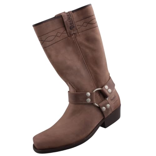 Dockers by Gerli Herren/Damen Biker Stiefel Hellbraun EU 43 von Dockers by Gerli