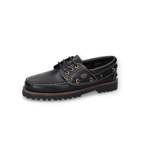 Dockers by Gerli Herren Bootsschuhe, Männer Bootsschuhe,Mokassins,Sommerschuhe,Boat-Shoes,sportlich,Leder,Segelschuhe,schwarz,47 EU von Dockers by Gerli