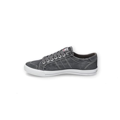 Dockers by Gerli Herren Low-Top Sneaker, Männer Halbschuhe,Freizeitschuhe,Turnschuhe,Laufschuhe,schnürschuhe,schnürer,grau,41 EU von Dockers by Gerli