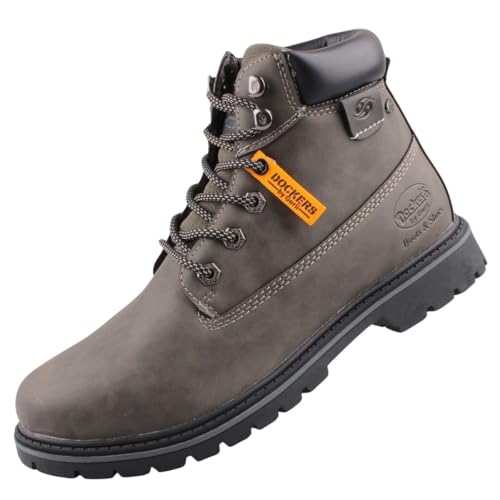 Dockers by Gerli Herren Stiefel Grau EU 43 von Dockers by Gerli