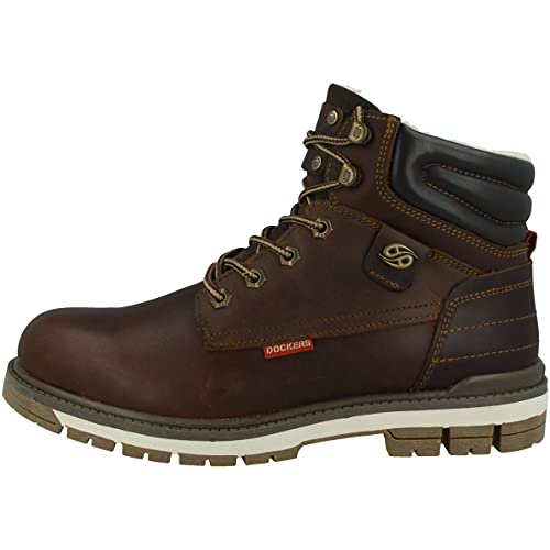 Dockers by Gerli Herren 43LU110 Combat Boots, Braun (Schoko 360), 47 EU von Dockers by Gerli