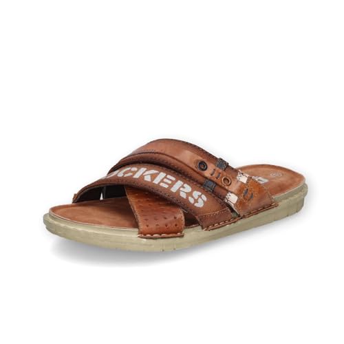 Dockers by Gerli Herren Klassische Sandalen, Männer Sandalen,Sommerschuhe,Freizeitschuhe,offene Schuhe,Strandschuhe,Cognac,42 EU von Dockers by Gerli