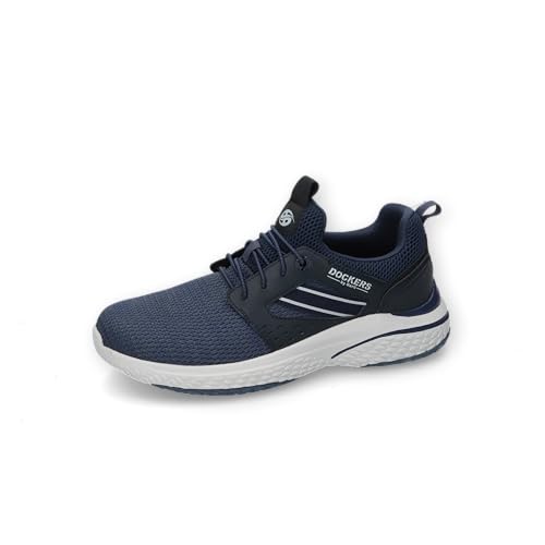 Dockers by Gerli Herren Low-Top Sneaker, Männer Halbschuhe,Wechselfußbett,Freizeitschuhe,Turnschuhe,Laufschuhe,schnürer,Navy,41 EU von Dockers by Gerli