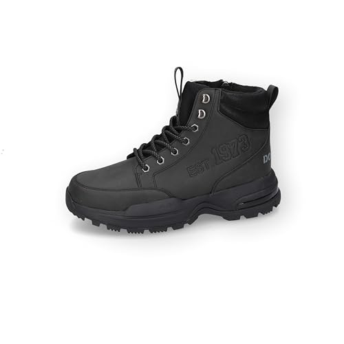 Dockers by Gerli Herren Combat Boots, Männer Stiefeletten,wasserabweisend,warm gefüttert,uebergangsschuhe,allblack,41 EU von Dockers by Gerli