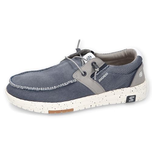 Dockers by Gerli Herren Slipper, Männer Halbschuhe,Schlupfschuhe,freitzeitschuhe,offener einschlupf,straßenschuhe,Navy,46 EU von Dockers by Gerli