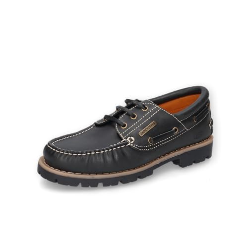 Dockers by Gerli Herren Bootsschuhe, Männer Bootsschuhe,Segelschuhe,docksider,Halbschuhe,Slipper,Mokassins,Sommerschuhe,schwarz,43 EU von Dockers by Gerli