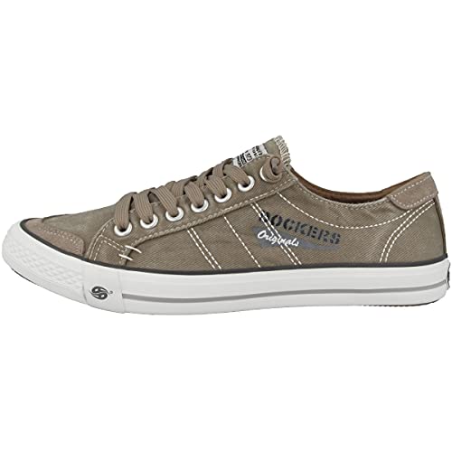 Dockers by Gerli Herren Canvas Sneaker Sand EU 49 von Dockers by Gerli