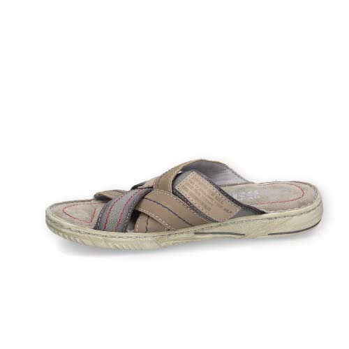 Dockers by Gerli Herren Pantoletten, Männer Slip On,Schlupfschuhe,schluepfschuhe,Sandalen,Sommerschuhe,Freizeitschuhe,Slides,grau,42 EU von Dockers by Gerli