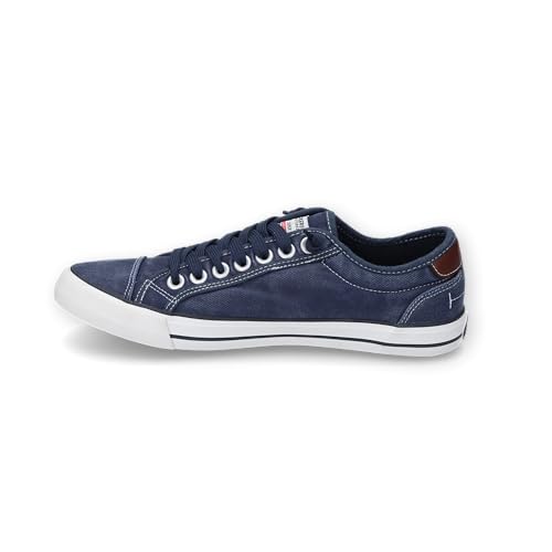 Dockers by Gerli Herren Low-Top Sneaker, Männer Halbschuhe,Freizeitschuhe,Turnschuhe,Laufschuhe,schnürschuhe,dunkelblau,43 EU von Dockers by Gerli