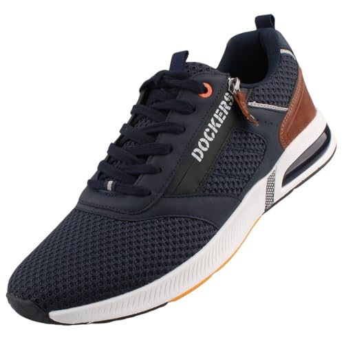 Dockers by Gerli Herren Low-Top Sneaker, Männer Halbschuhe,Strassenschuhe,Freizeitschuhe,Turnschuhe,Laufschuhe,dunkelgrau,47 EU von Dockers by Gerli