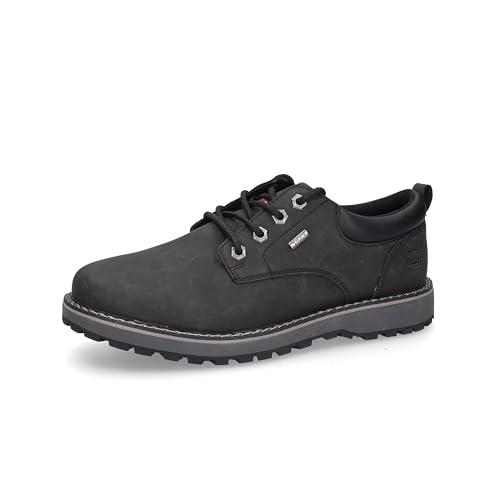 Dockers by Gerli Herren Low-Top Sneaker, Männer Halbschuhe,Wechselfußbett,Strassenschuhe,Freizeitschuhe,Turnschuhe,schwarz,45 EU von Dockers by Gerli