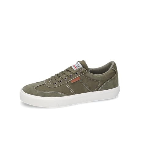 Dockers by Gerli Herren Low-Top Sneaker, Männer Halbschuhe,straßenschuhe,Strassenschuhe,Sportschuhe,Freizeitschuhe,Khaki,47 EU von Dockers by Gerli