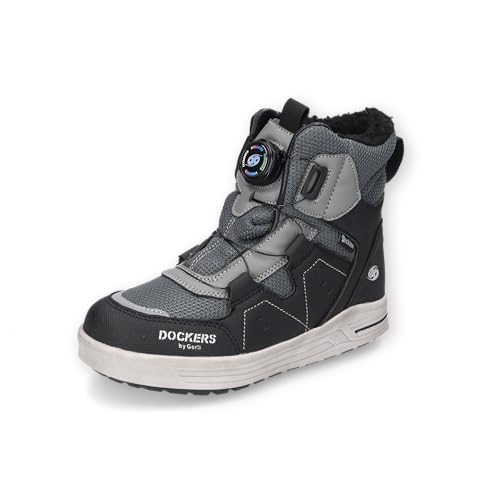 Dockers by Gerli Herren Klassische Stiefeletten, Männer Stiefeletten,Wechselfußbett,wasserabweisend,warm gefüttert,Stone,45 EU von Dockers by Gerli