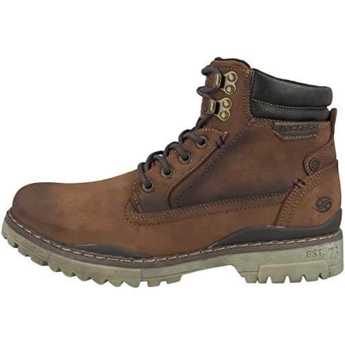 Dockers by Gerli Hiking Boot Männer Schnürstiefel braun EU43 Leder Sport, Streetwear von Dockers by Gerli