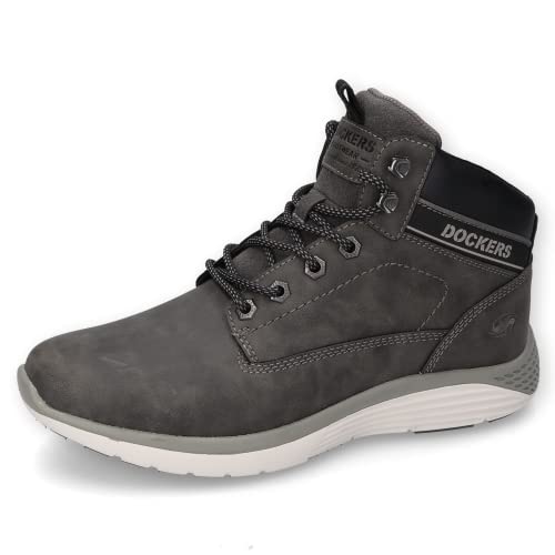 Dockers by Gerli Herren Schnürstiefeletten, Männer Boots,Wechselfußbett,wasserabweisend,uebergangsschuhe,dunkelgrau,45 EU / 10.5 UK von Dockers by Gerli