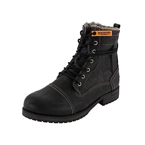 Dockers by Gerli Herren Schnürstiefeletten, Männer Boots,wasserabweisend,warm gefüttert,halbstiefel,Kurzstiefel,schwarz,44 EU / 10 UK Dockers by Gerli Herren Schnürstiefeletten, Männer Boots,wasserabweisend,warm gefüttert,halbstiefel,Kurzstiefel,schwarz,44 EU / 10 UK von Dockers by Gerli