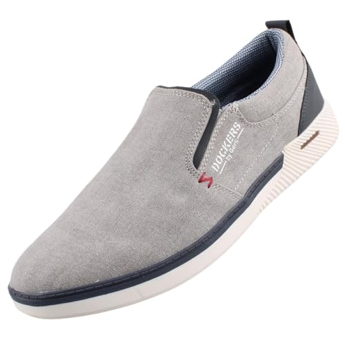 Dockers by Gerli Herren Low-Top Sneaker, Männer Halbschuhe,schnürschuhe,schnürer,Business,Freizeit,straßenschuhe,grau,42 EU von Dockers by Gerli