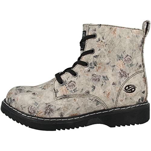 Dockers by Gerli Jungen Mädchen 43CU738 Mode-Stiefel, Beige/Multi, 23 EU von Dockers by Gerli