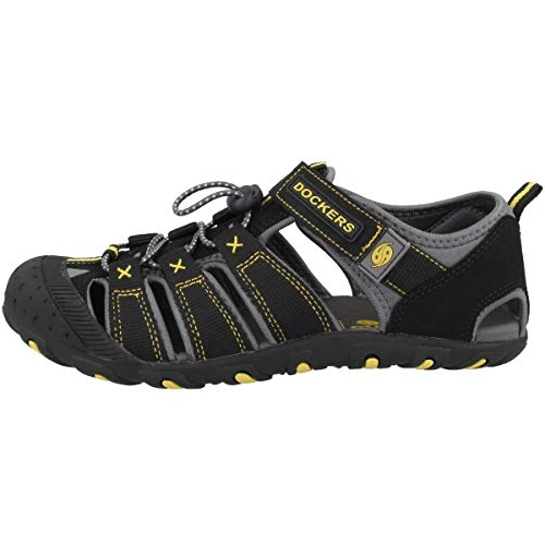 Dockers by Gerli Kinder 40TW650-637120 Geschlossene Sandalen, schwarz/grau von Dockers by Gerli