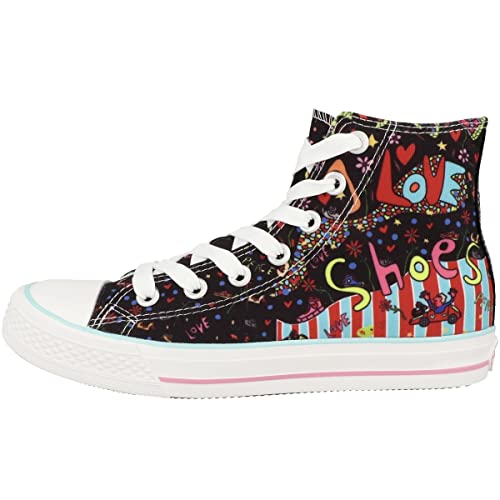 Dockers by Gerli Mädchen Sneaker mid 38AY697 X Art Limited Edition von Dockers by Gerli