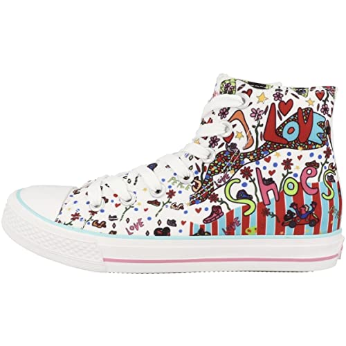 Dockers by Gerli Mädchen Sneaker mid 38AY697 X Art Limited Edition von Dockers by Gerli