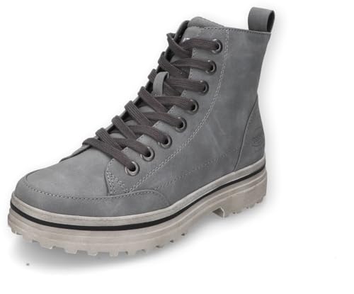 Dockers by Gerli Schnürboots Frauen Boot grau EU39 Polyurethan Basics, Biker, Gothic, Rockwear von Dockers by Gerli