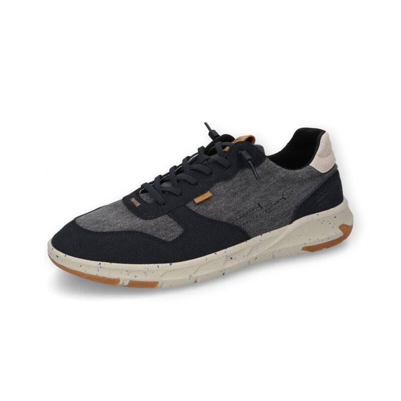 Dockers by Gerli Sneaker - Canvas Split Sneaker Black - EU41 bis EU47 - für Männer - Größe EU47 - schwarz/grau von Dockers by Gerli