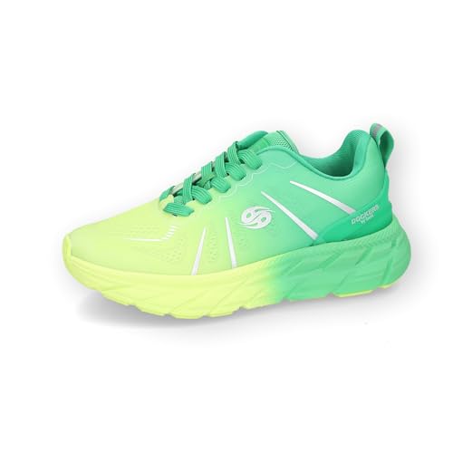 Dockers by Gerli Damen Low-Top Sneaker, Frauen Halbschuhe,Business,Freizeit,straßenschuhe,Strassenschuhe,Sportschuhe,grün/gelb,40 EU von Dockers by Gerli