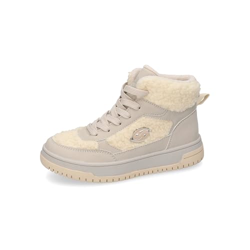 Dockers by Gerli Unisex - Erwachsene Combat Boots, Damen,Herren Stiefeletten,wasserabweisend,warm gefüttert,Bootee,beige/Multi,32 EU Dockers by Gerli Unisex - Erwachsene Combat Boots, Damen,Herren Stiefeletten,wasserabweisend,warm gefüttert,Bootee,beige/Multi,32 EU von Dockers by Gerli