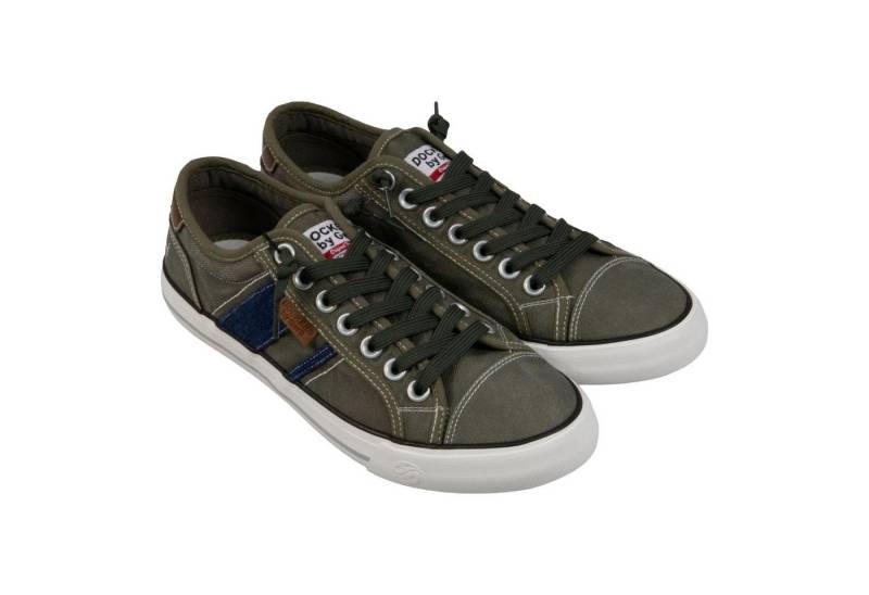 Dockers by Gerli Washed Canvas Slip-On Sneaker mit Ziernähten von Dockers by Gerli