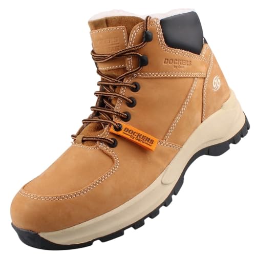 Dockers by Gerli Herren Stiefel gefüttert Golden Tan EU 42 von Dockers by Gerli