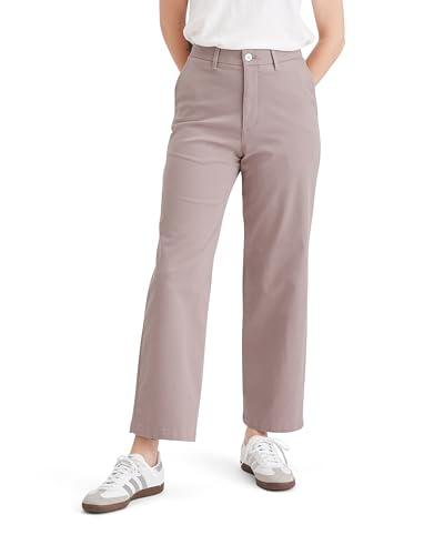 DOCKERS Damen Straight Fit Weekend Chino Hose, Rehkitz, 27 von Dockers