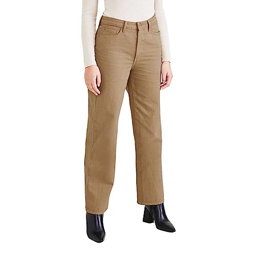 Dockers Mujer HIGH Waist Cut Straight Jeans, Harvest Gold, 27 von Dockers