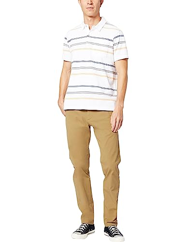 Dockers Herren Smart 360 Flex Chino Slim Hose, Ermine, 38W / 32L von Dockers