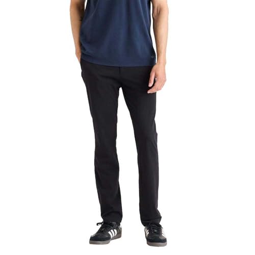DOCKERS Men's Go Flex Chino Skinny Active Pants, Beautiful Black, 36W/34L von Dockers