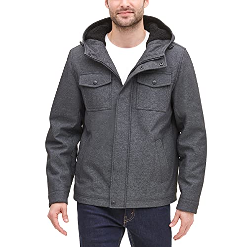 Dockers Arctic Cloth Sherpa Storm Herren Jacke, Graphit Heather Soft Shell, 3X-Large Tall von Dockers