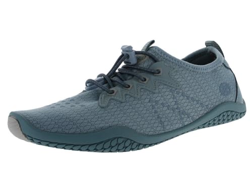 Dockers Damen Barfußschuh aus Textil und Synthetik in hellem Blau mit Kordelzug. blau Gr. 38 von Dockers