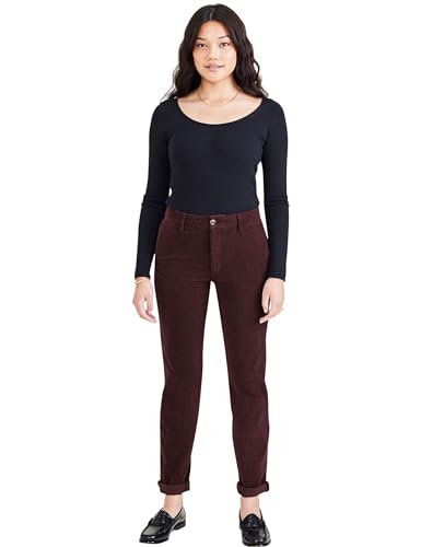 Dockers Damen Hose Weekend Chino Slim, Decadent Chocolate, 30 Extra Tall von Dockers